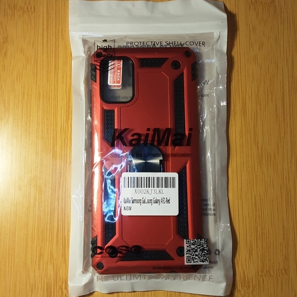 NEW Samsung Galaxy A51 Case (RED) with screen protector - Picture 2 of 7
